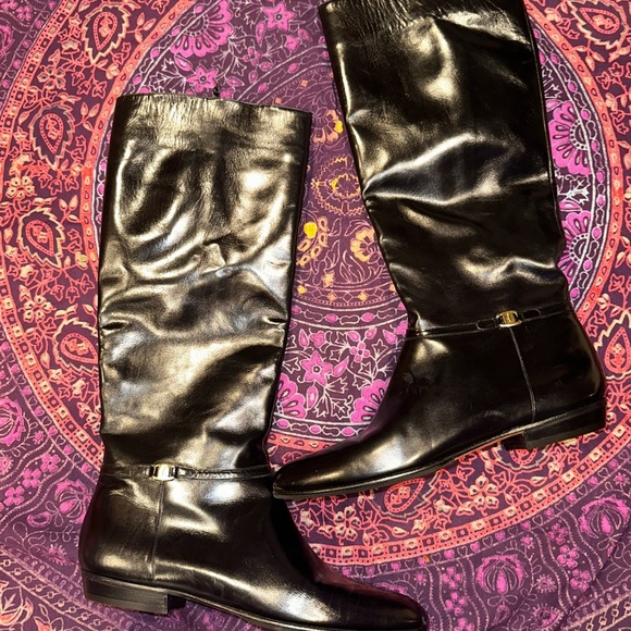 Salvatore Ferragamo Black Leather Boots - Picture 2 of 10